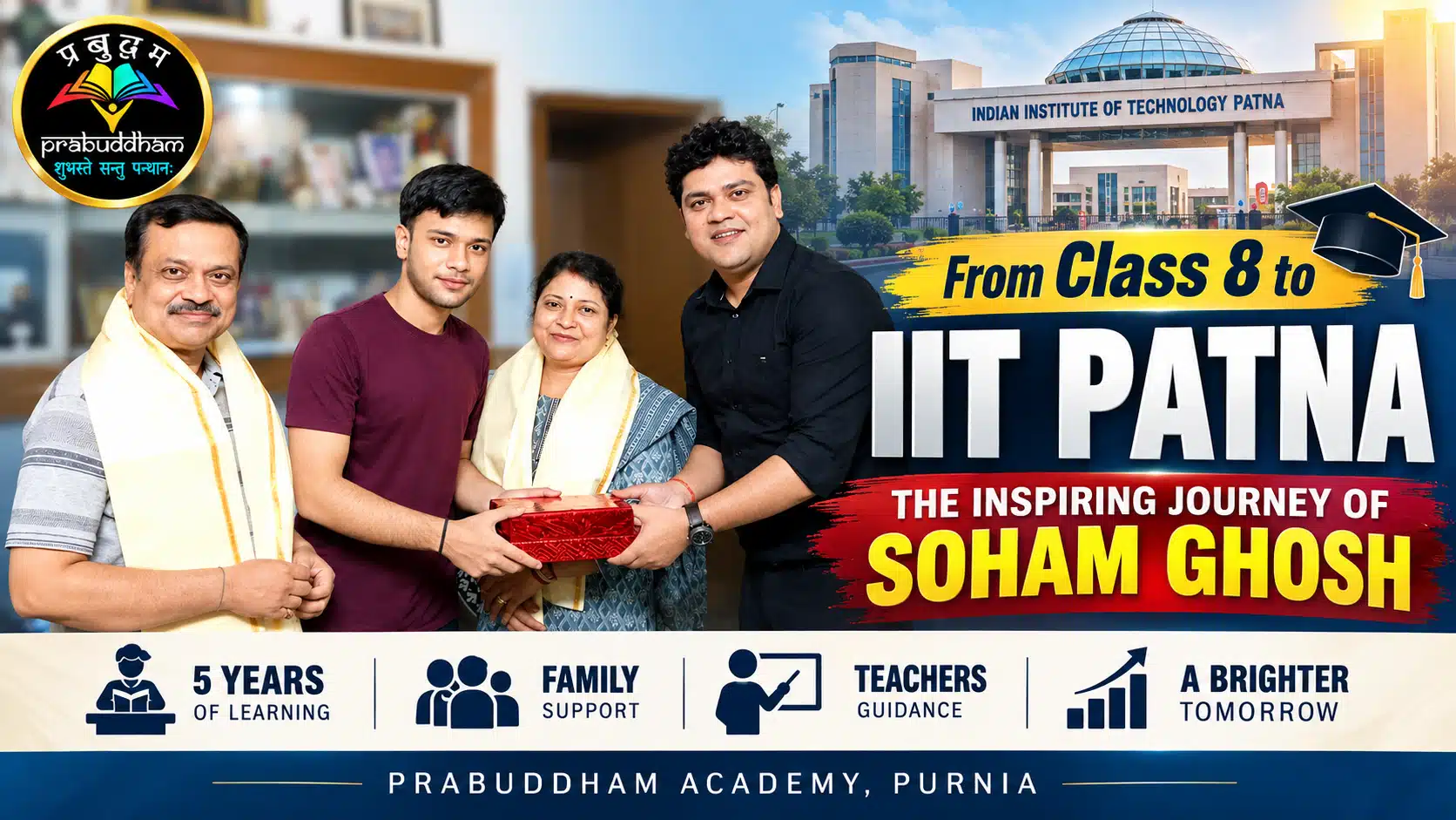 From Class 8 to IIT Patna